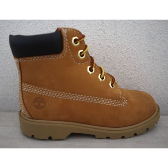 Timberland 010860 Toddler Boys Sz 10M Wheat Nubuck Classic 6" Waterproof Boots - Picture 7 of 11